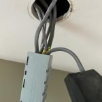 Good wiring to light fitting